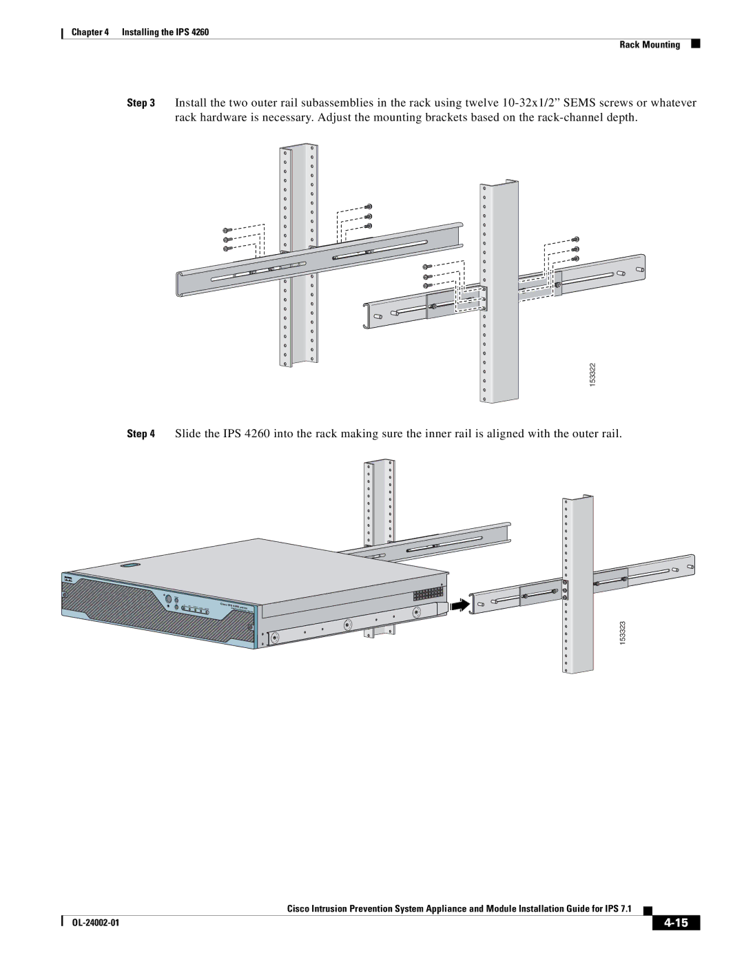 Cisco Systems IPS4520K9 manual 153322 