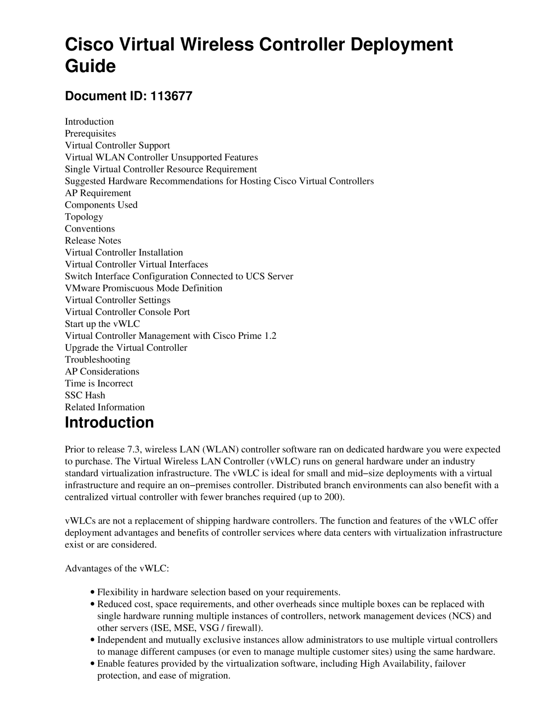 Cisco Systems LAIRCTVM5K9 manual Introduction, Document ID 