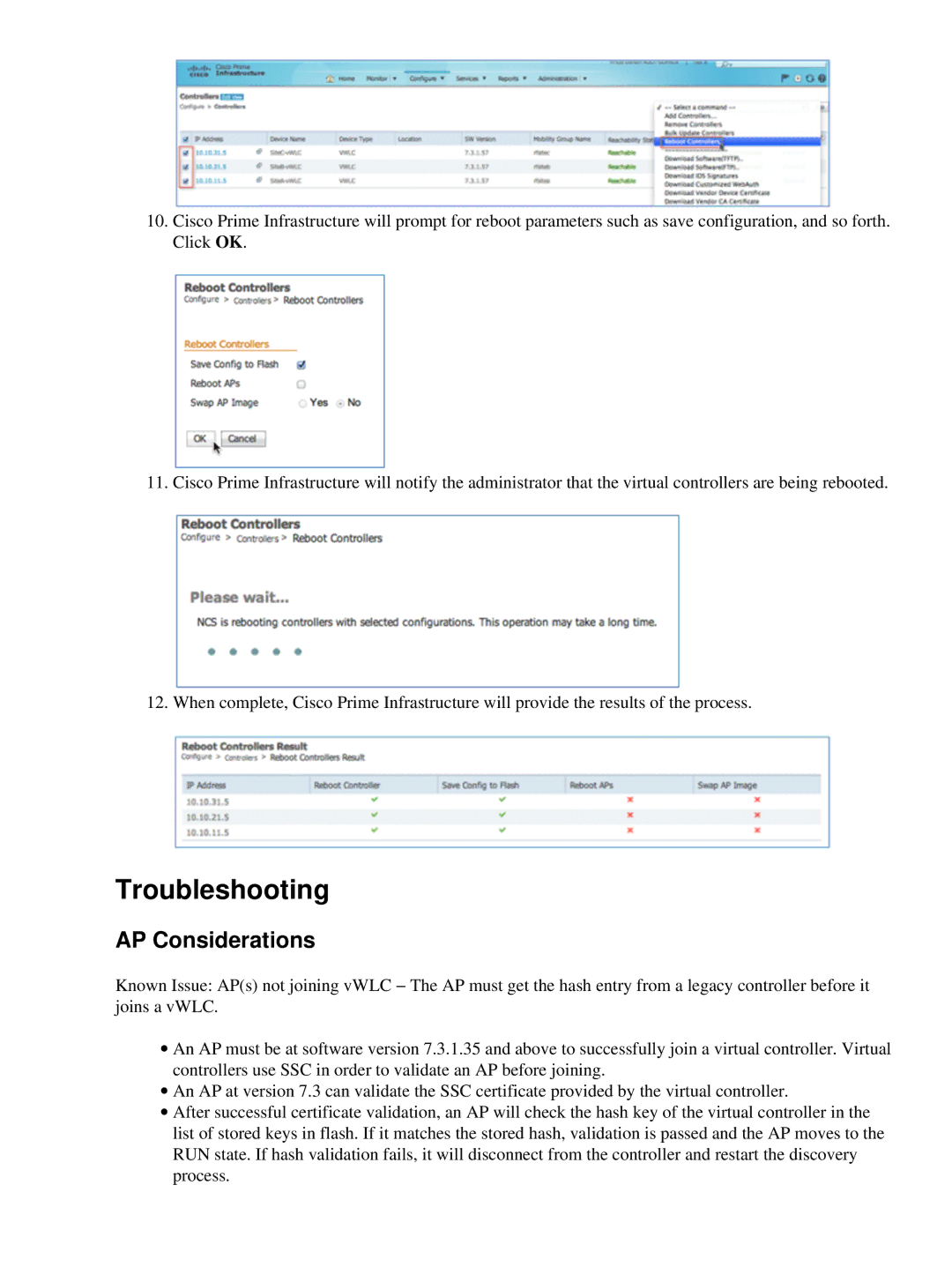 Cisco Systems LAIRCTVM5K9 manual Troubleshooting, AP Considerations 