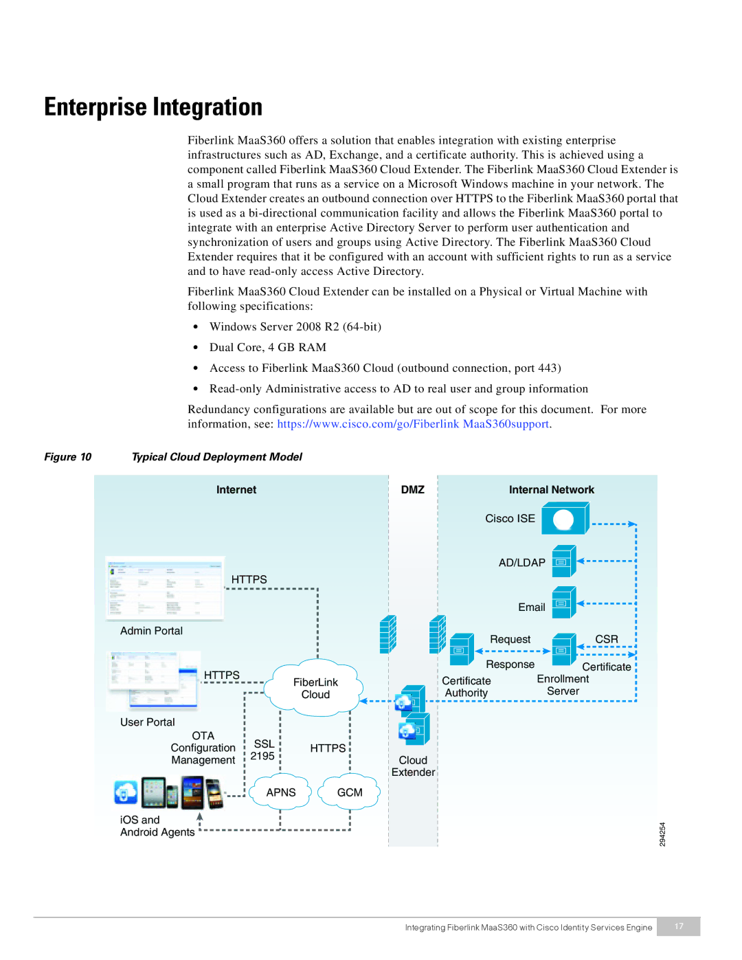 Cisco Systems MaaS360 manual Enterprise Integration, Dmz 