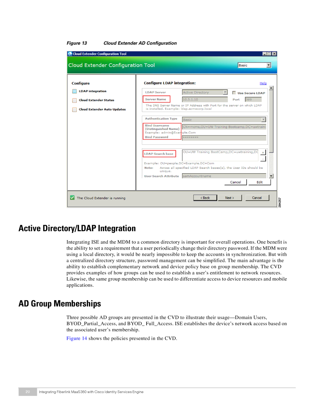 Cisco Systems MaaS360 manual Active Directory/LDAP Integration, AD Group Memberships 