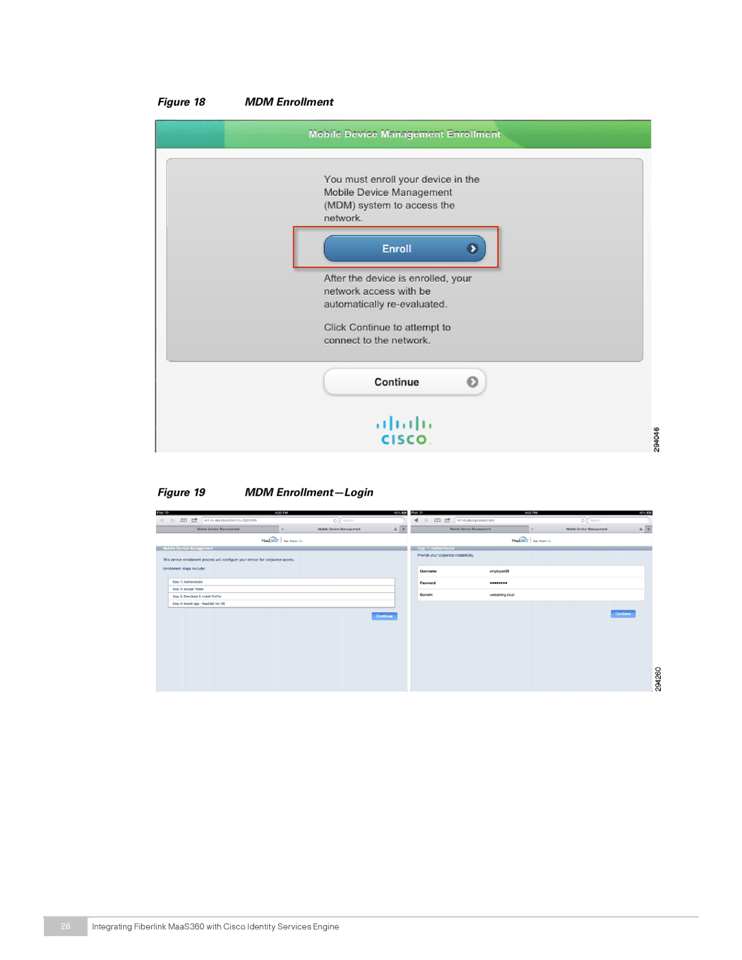 Cisco Systems MaaS360 manual MDM Enrollment 