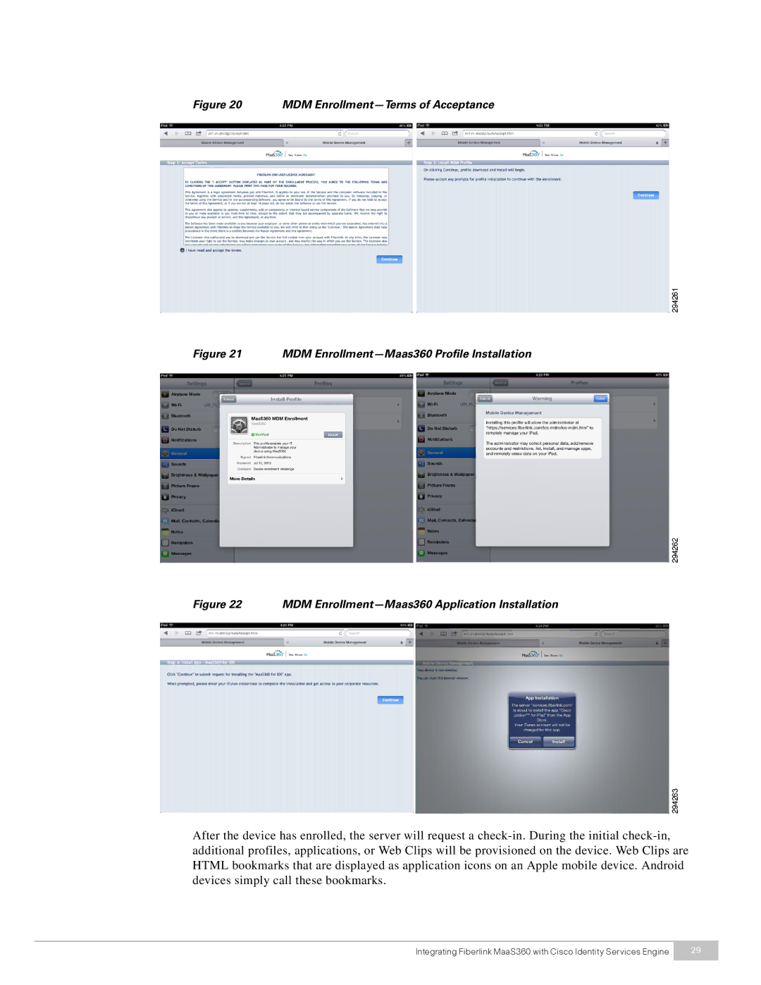 Cisco Systems MaaS360 manual MDM Enrollment-Terms of Acceptance 