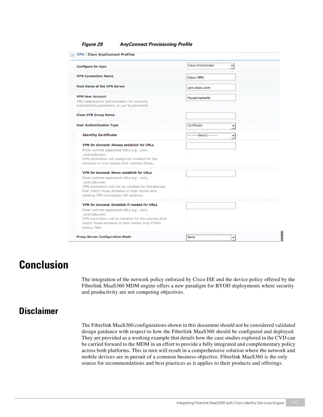 Cisco Systems MaaS360 manual Conclusion, Disclaimer 