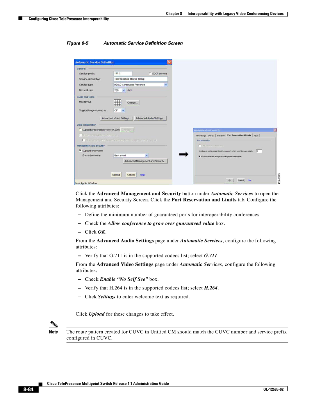 Cisco Systems MCS 7800 Series manual Check the Allow conference to grow over guaranteed value box 