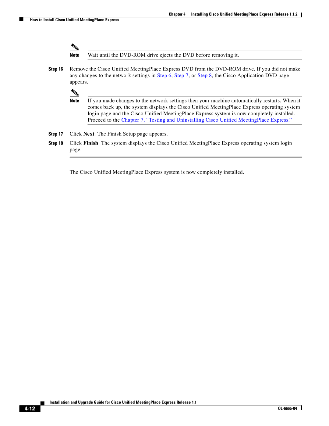 Cisco Systems MCS 7835, MCS 7825, MCS 7845 manual OL-6665-04 