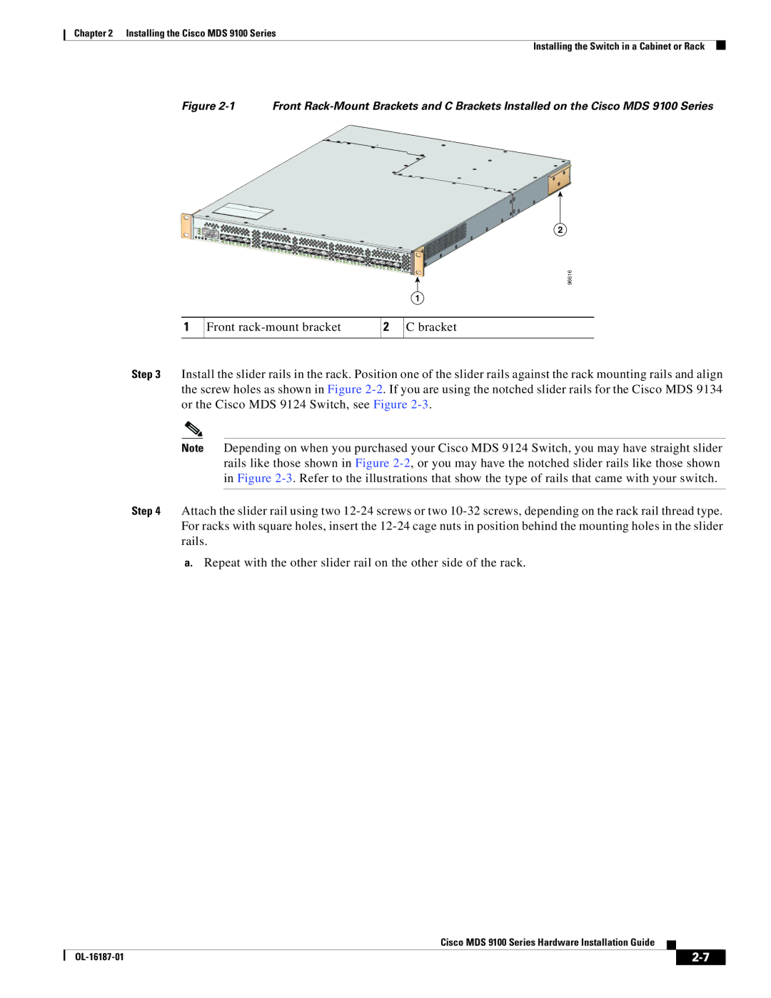 Cisco Systems MDS 9100 Series manual 96616 