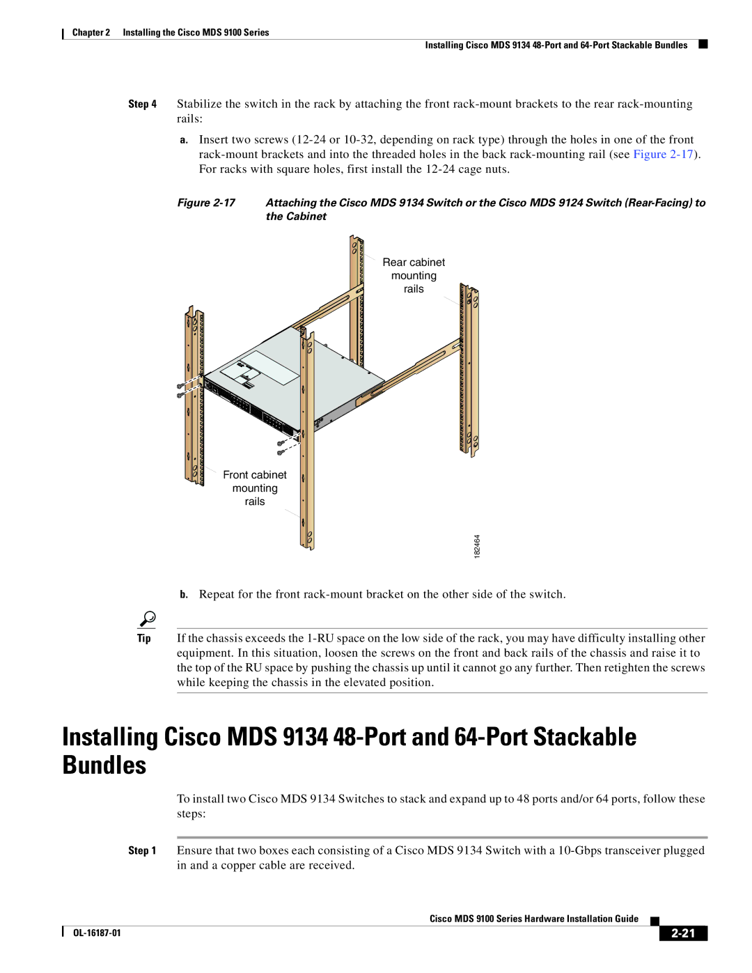 Cisco Systems MDS 9100 Series manual 182464 