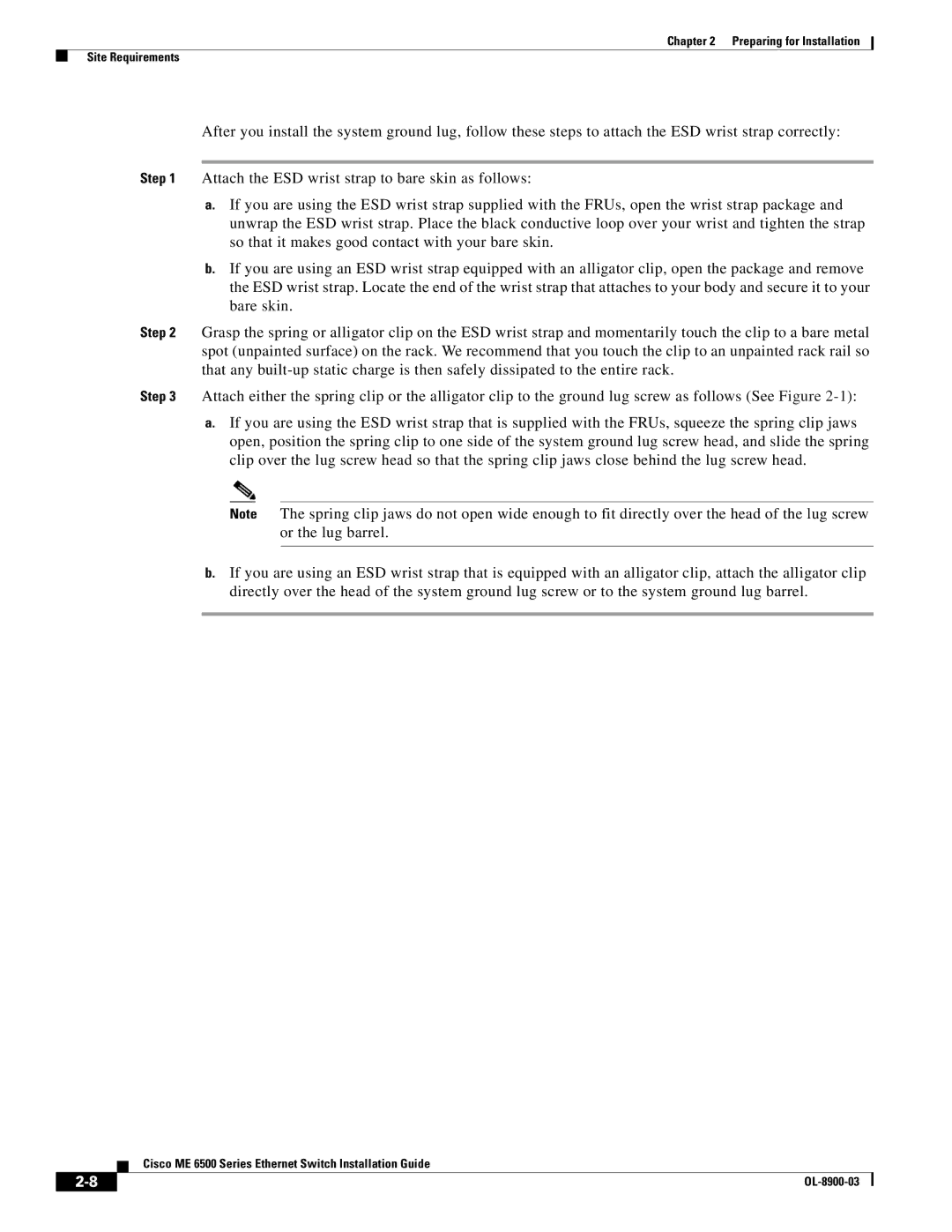 Cisco Systems ME 6500 manual Preparing for Installation Site Requirements 