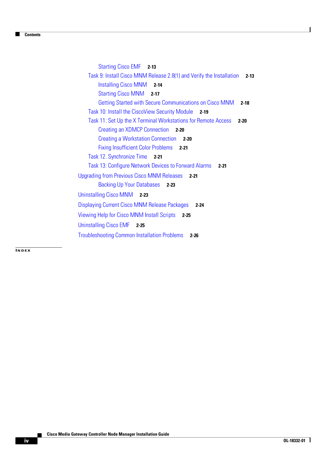 Cisco Systems Media Gateway Controller Node Manager manual Upgrading from Previous Cisco MNM Releases 