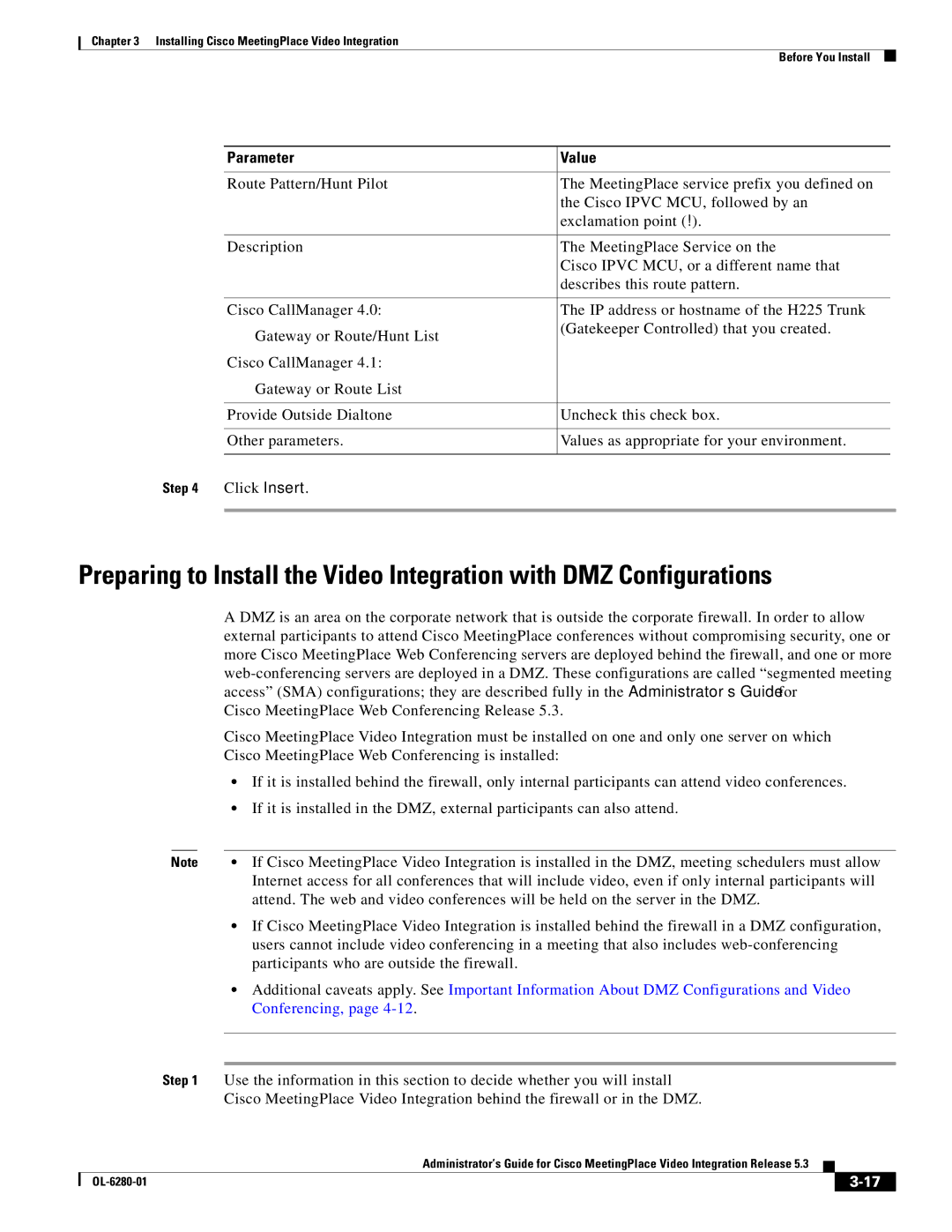 Cisco Systems MeetingPlace Video Integration manual Conferencing 