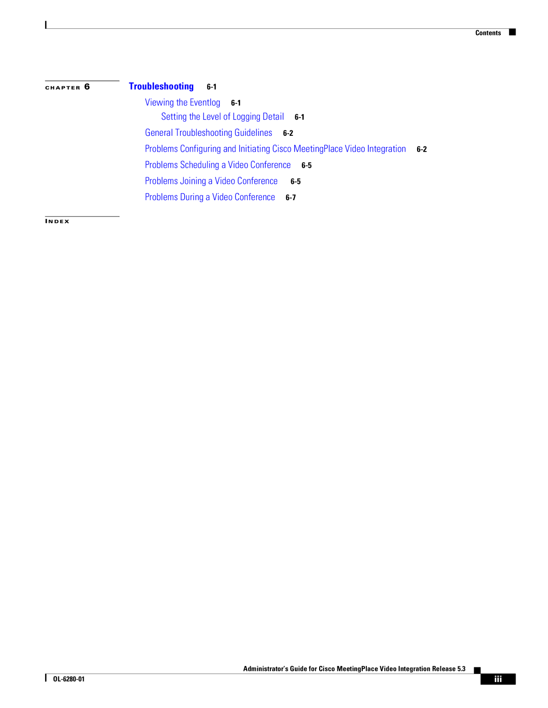 Cisco Systems MeetingPlace Video Integration manual Viewing the Eventlog 