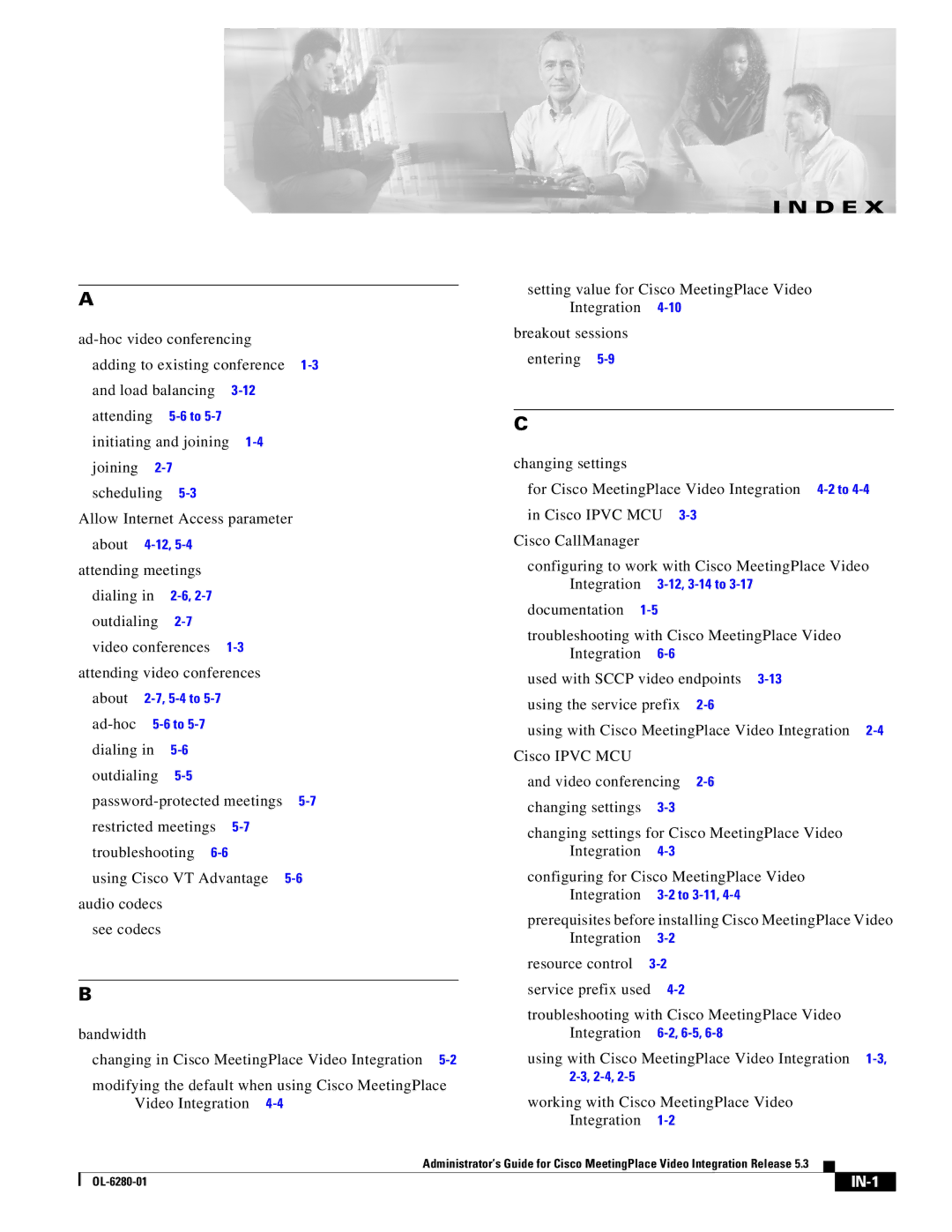 Cisco Systems MeetingPlace Video Integration manual D E 