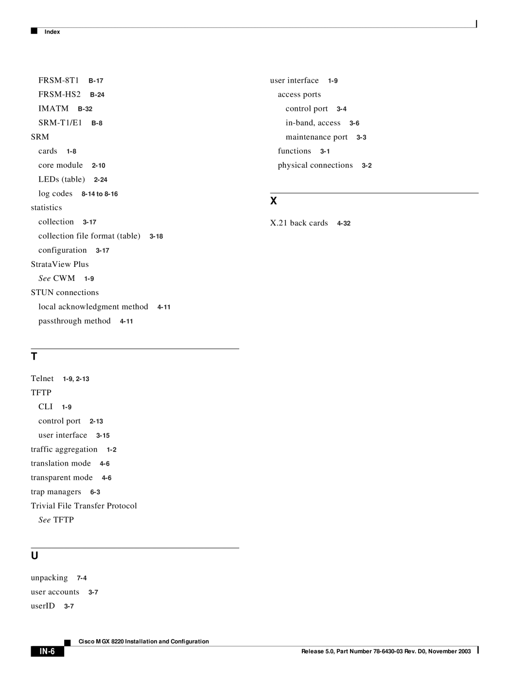 Cisco Systems MGX 8220 manual FRSM-HS2 B-24, Tftp 