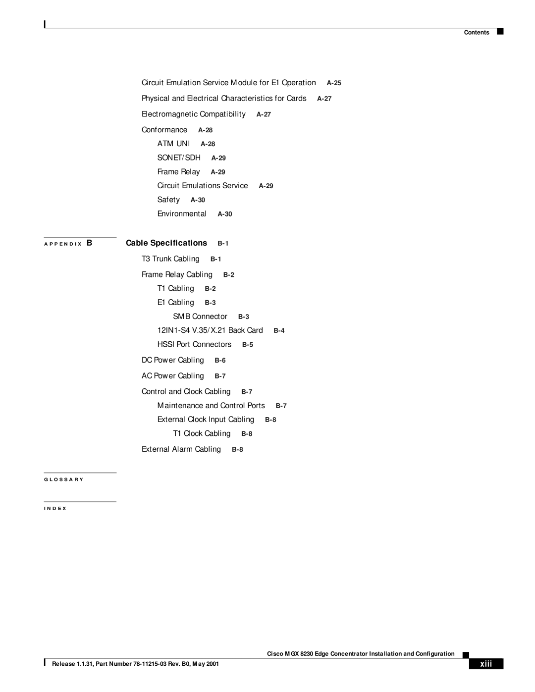 Cisco Systems MGX 8230 manual Atm Uni 