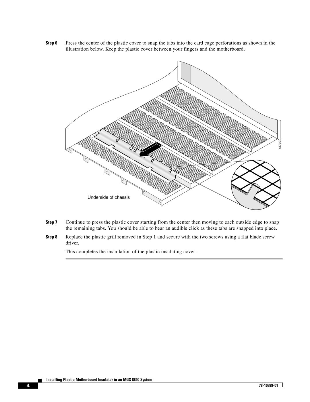 Cisco Systems MGX 8850 System manual 43779 