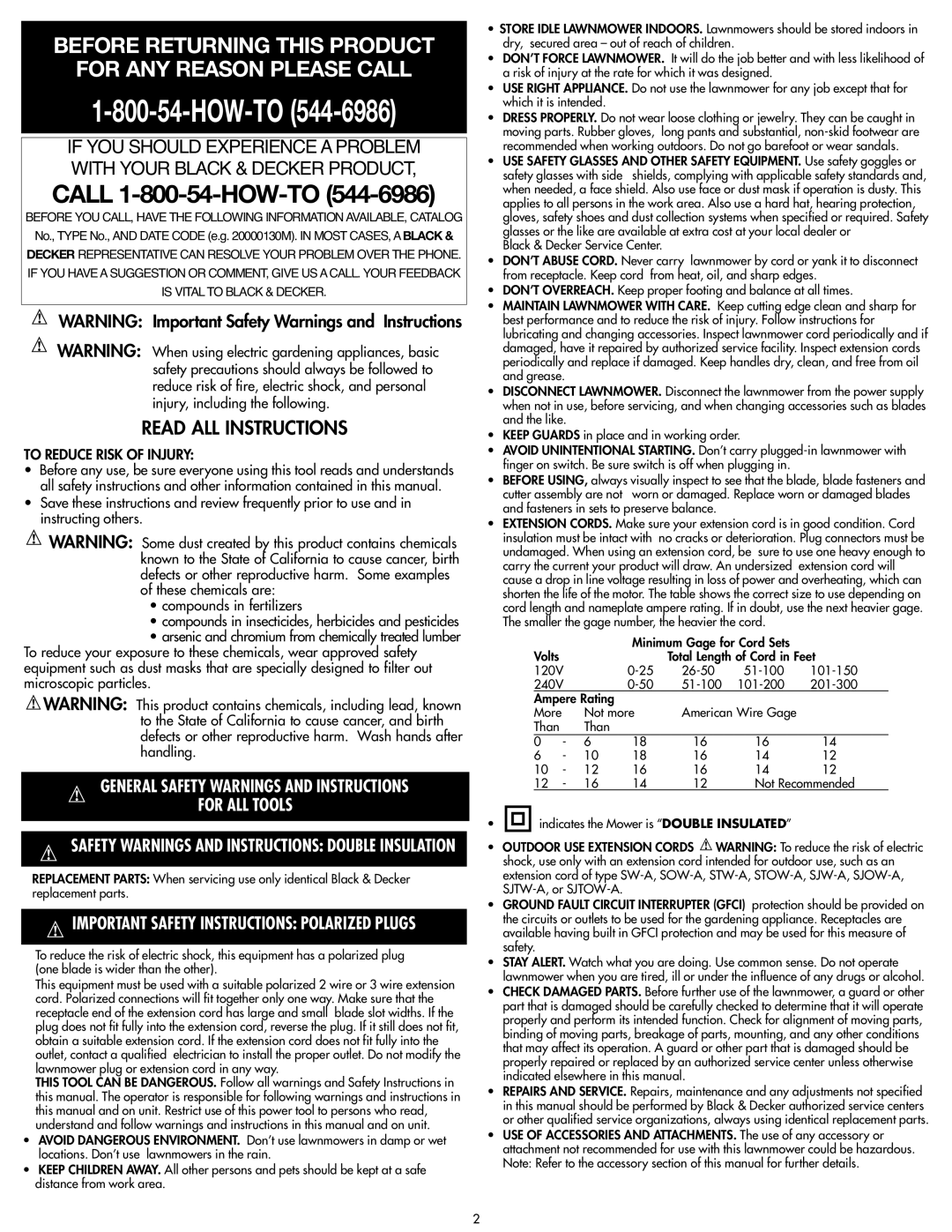 Cisco Systems MM275 instruction manual Read ALL Instructions, For ALL Tools, To Reduce Risk of Injury 