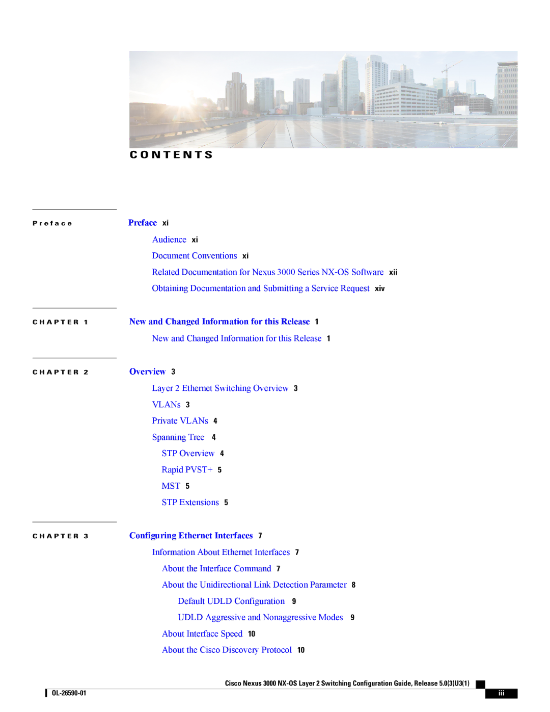 Cisco Systems N3KC3064TFAL3, N3KC3048TP1GE manual N T E N T S 