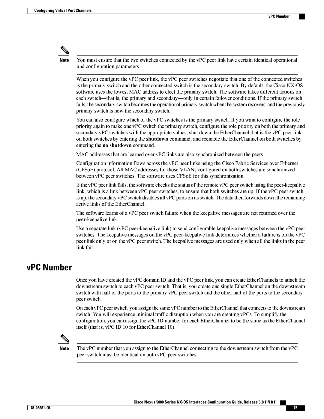 Cisco Systems N5KC5596TFA manual VPC Number 