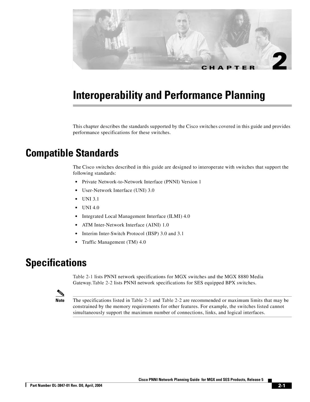 Cisco Systems Network Router manual Compatible Standards, Specifications 