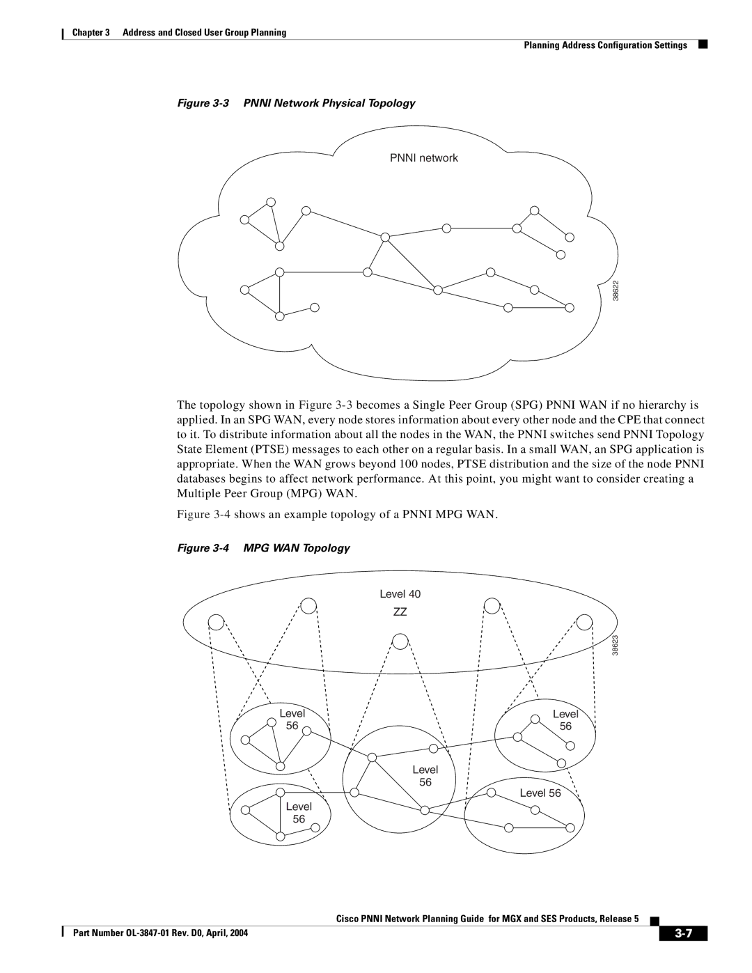 Cisco Systems Network Router manual 4shows an example topology of a Pnni MPG WAN 