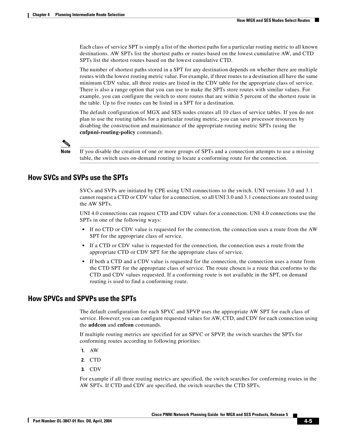 Cisco Systems Network Router manual How SVCs and SVPs use the SPTs, How SPVCs and SPVPs use the SPTs 