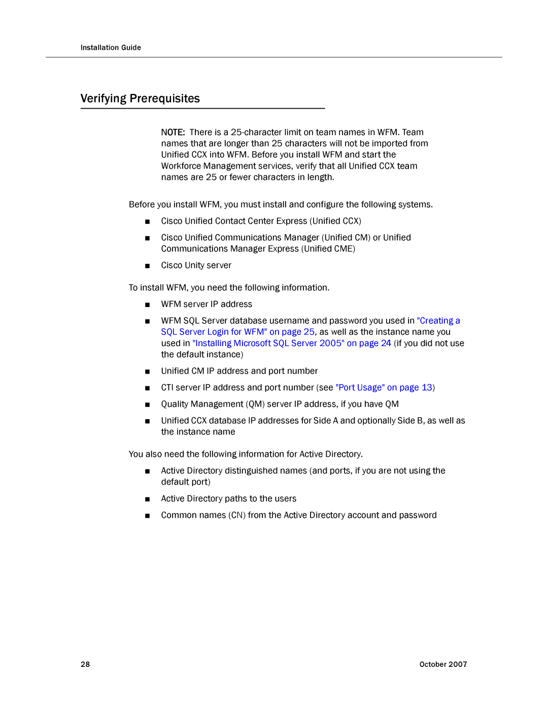 Cisco Systems none manual Verifying Prerequisites 