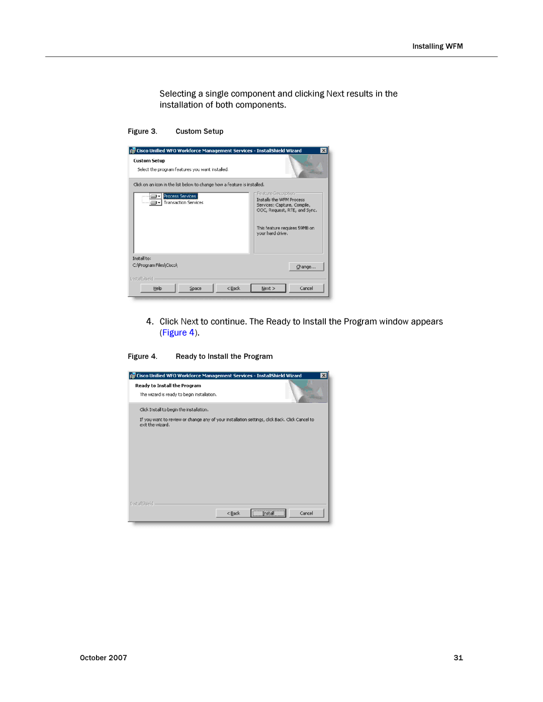 Cisco Systems none manual Custom Setup 