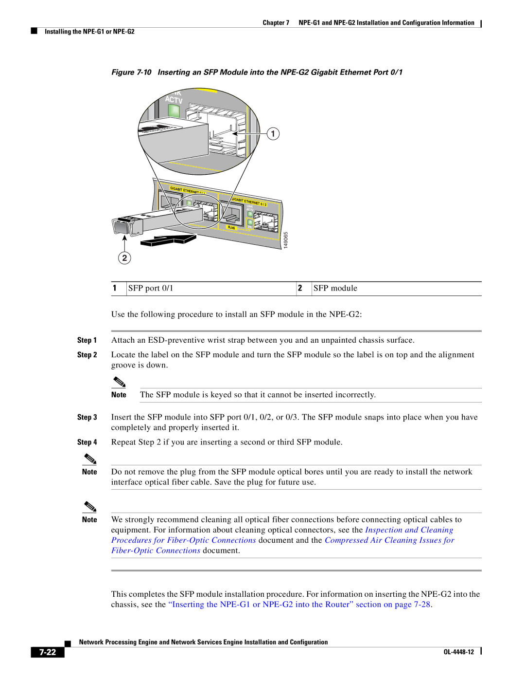 Cisco Systems NPE-225, NPE-175 manual Link Actv 