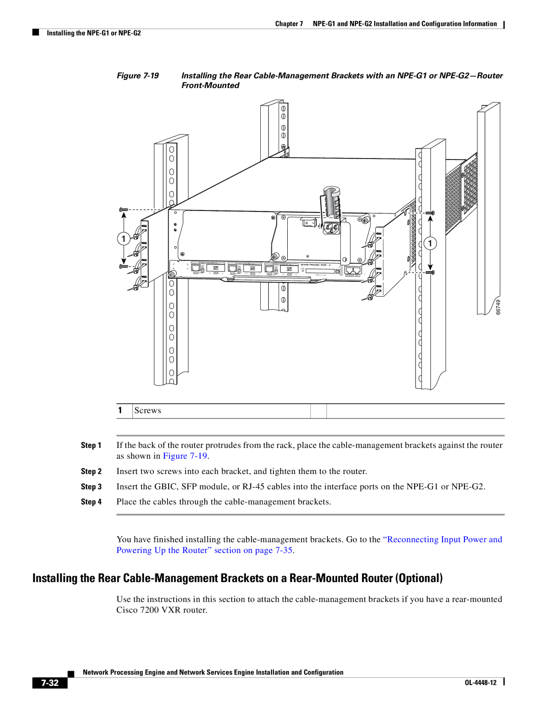 Cisco Systems NPE-225, NPE-175 manual 66749 