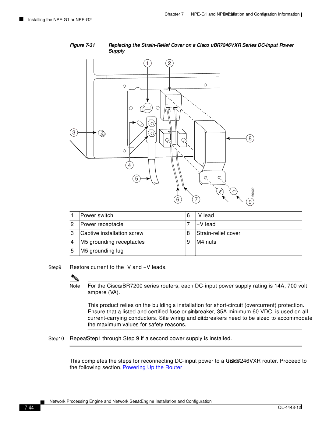 Cisco Systems NPE-225, NPE-175 manual 66409 