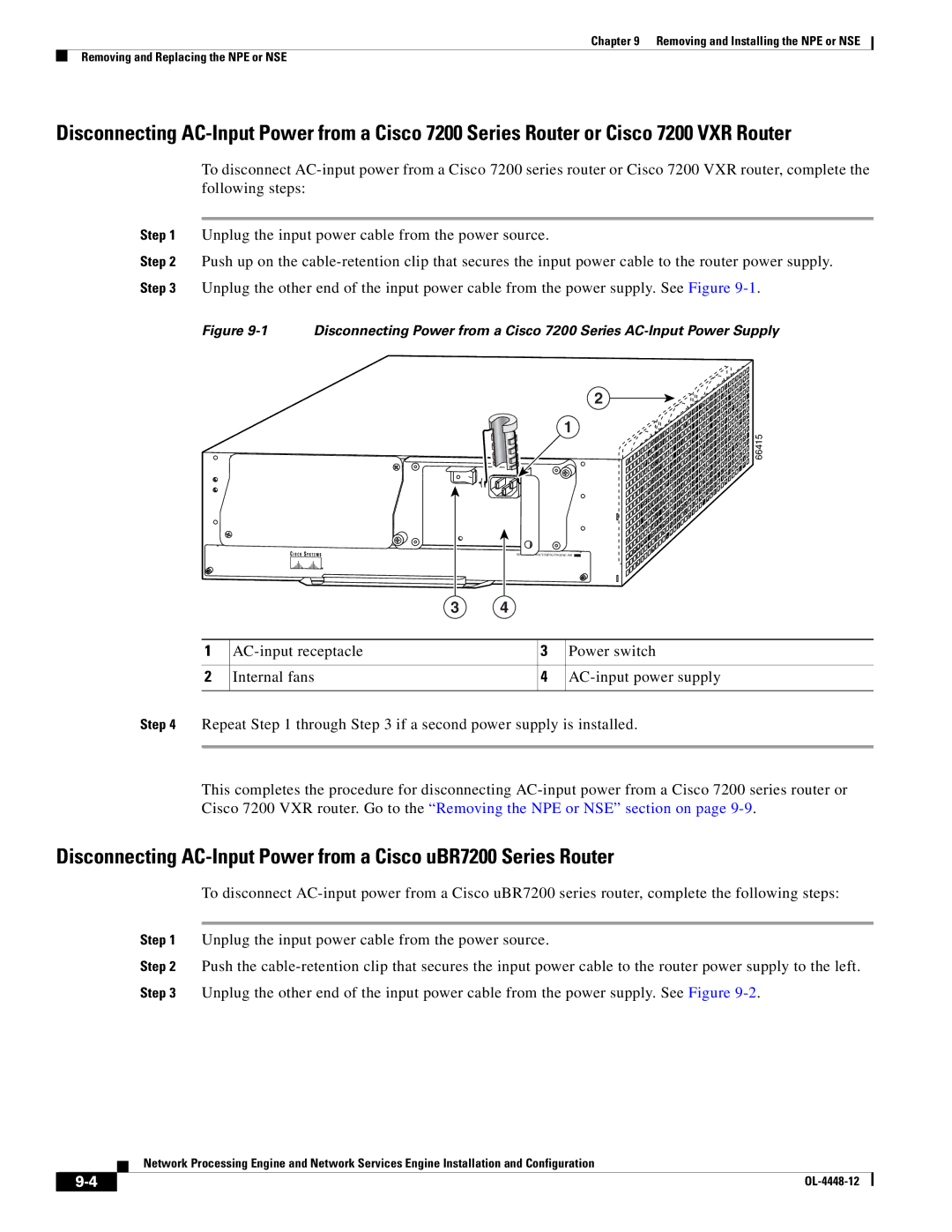 Cisco Systems NPE-225, NPE-175 manual 66415 