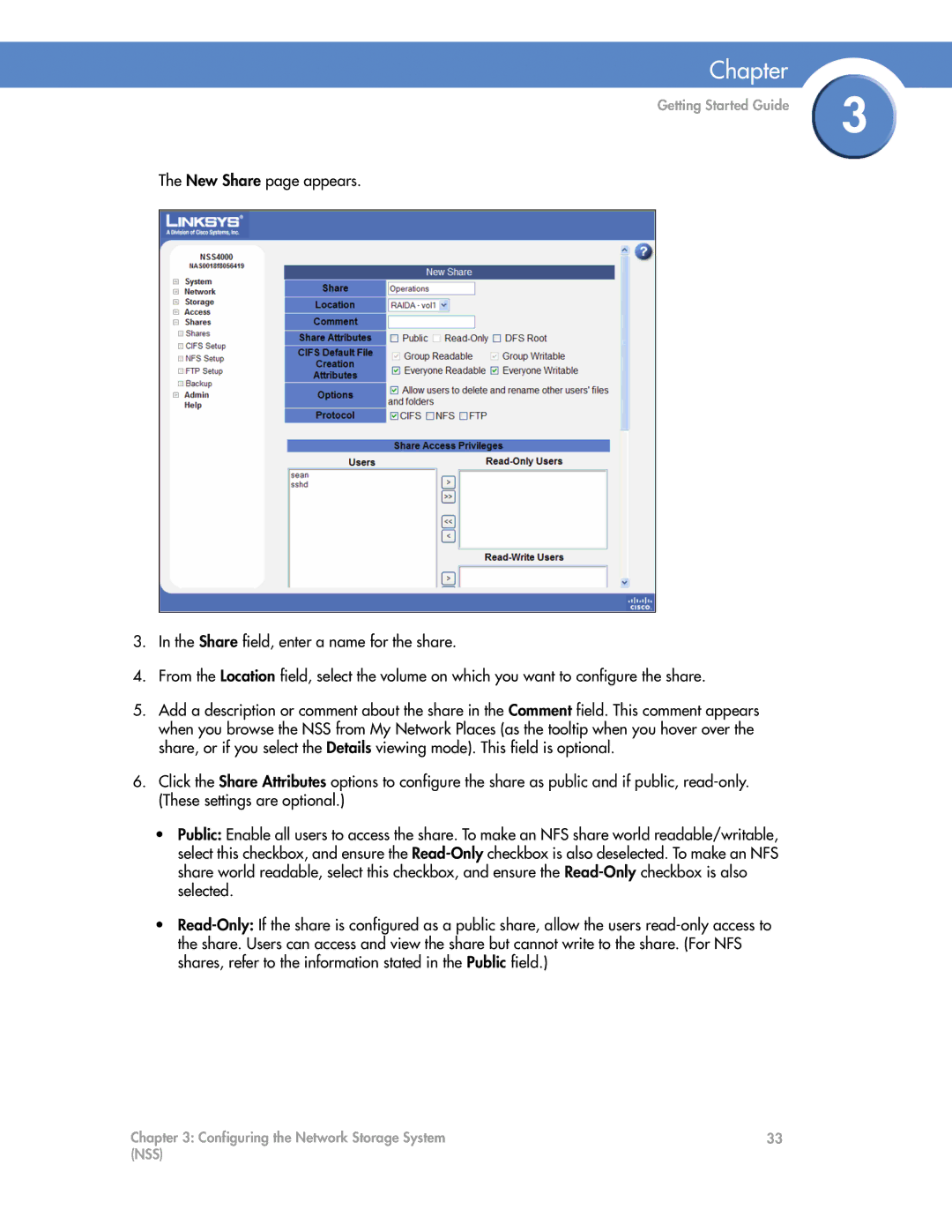 Cisco Systems NSS4000, NSS6000 manual Chapter 