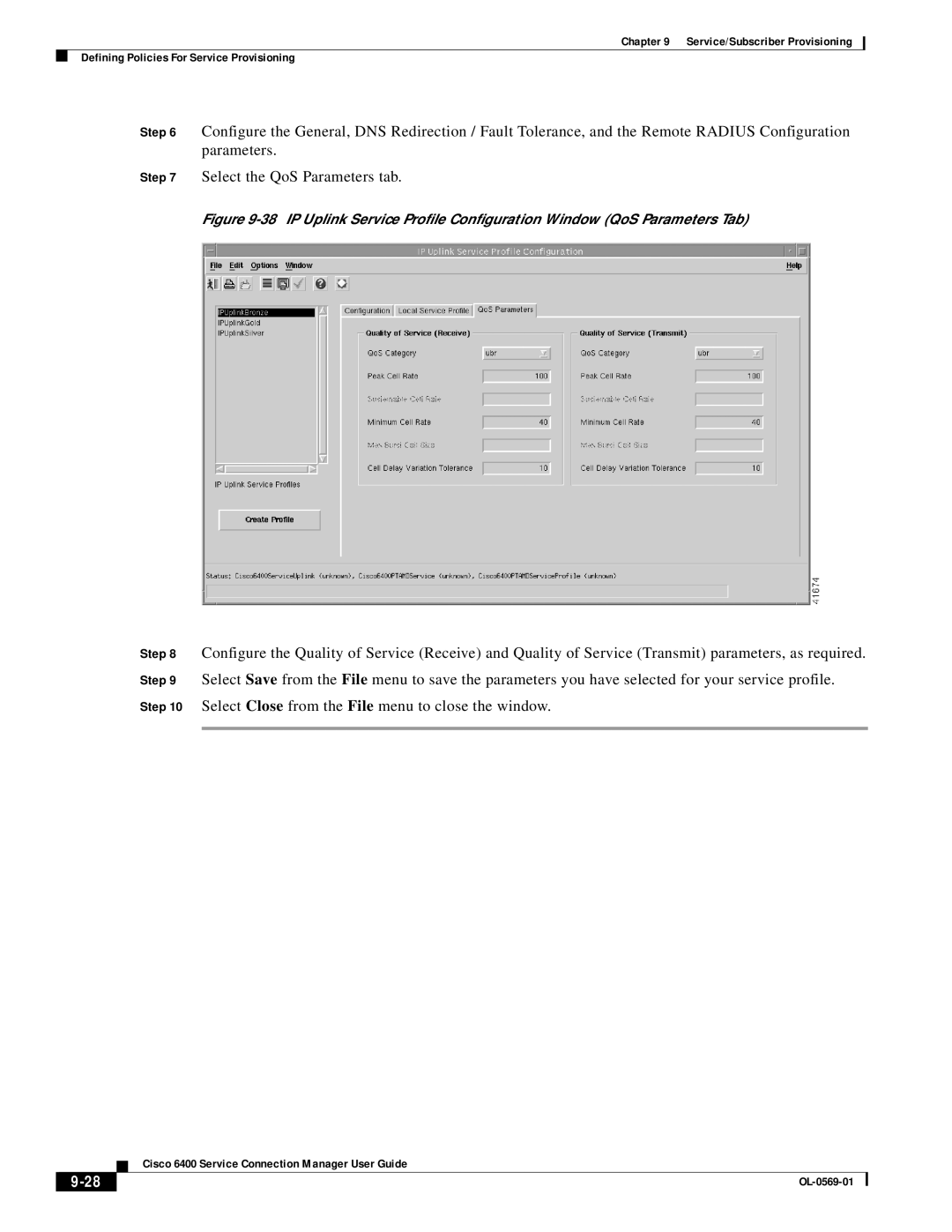 Cisco Systems OL-0569-01 manual Cisco 6400 Service Connection Manager User Guide 