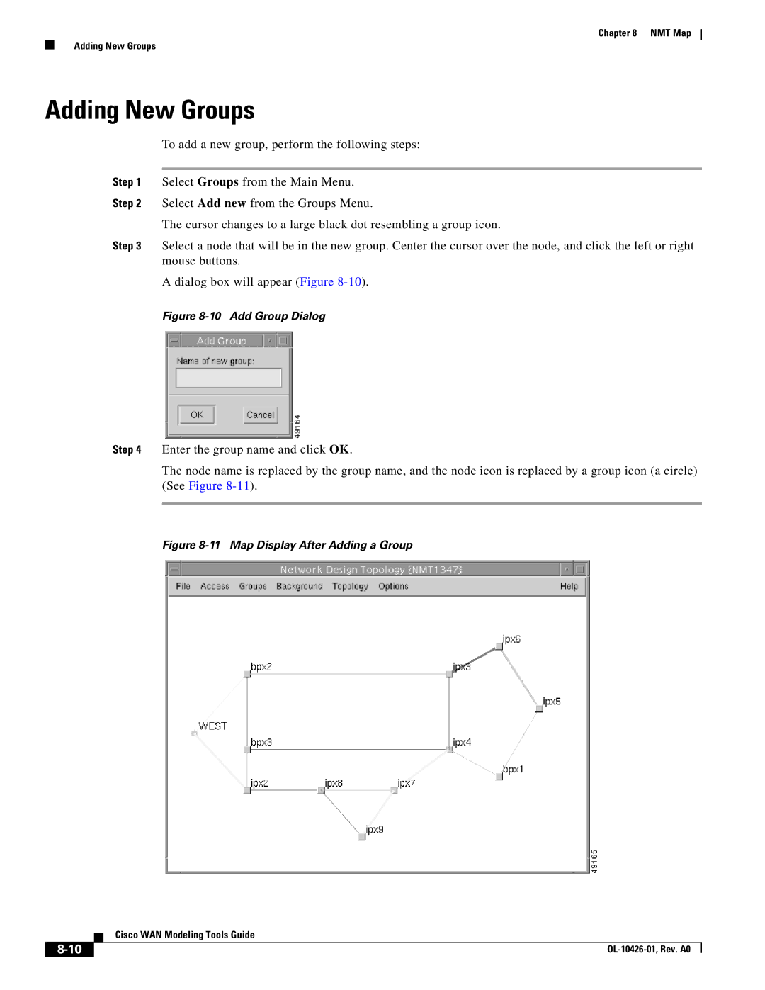 Cisco Systems OL-10426-01 manual Adding New Groups, Add Group Dialog 