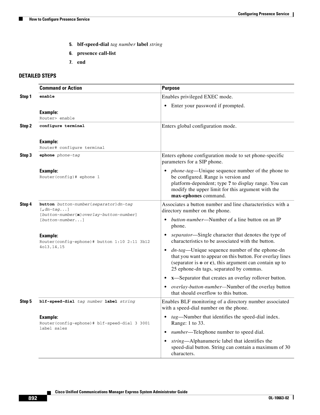 Cisco Systems OL-10663-02 manual Max-ephones command, 892 