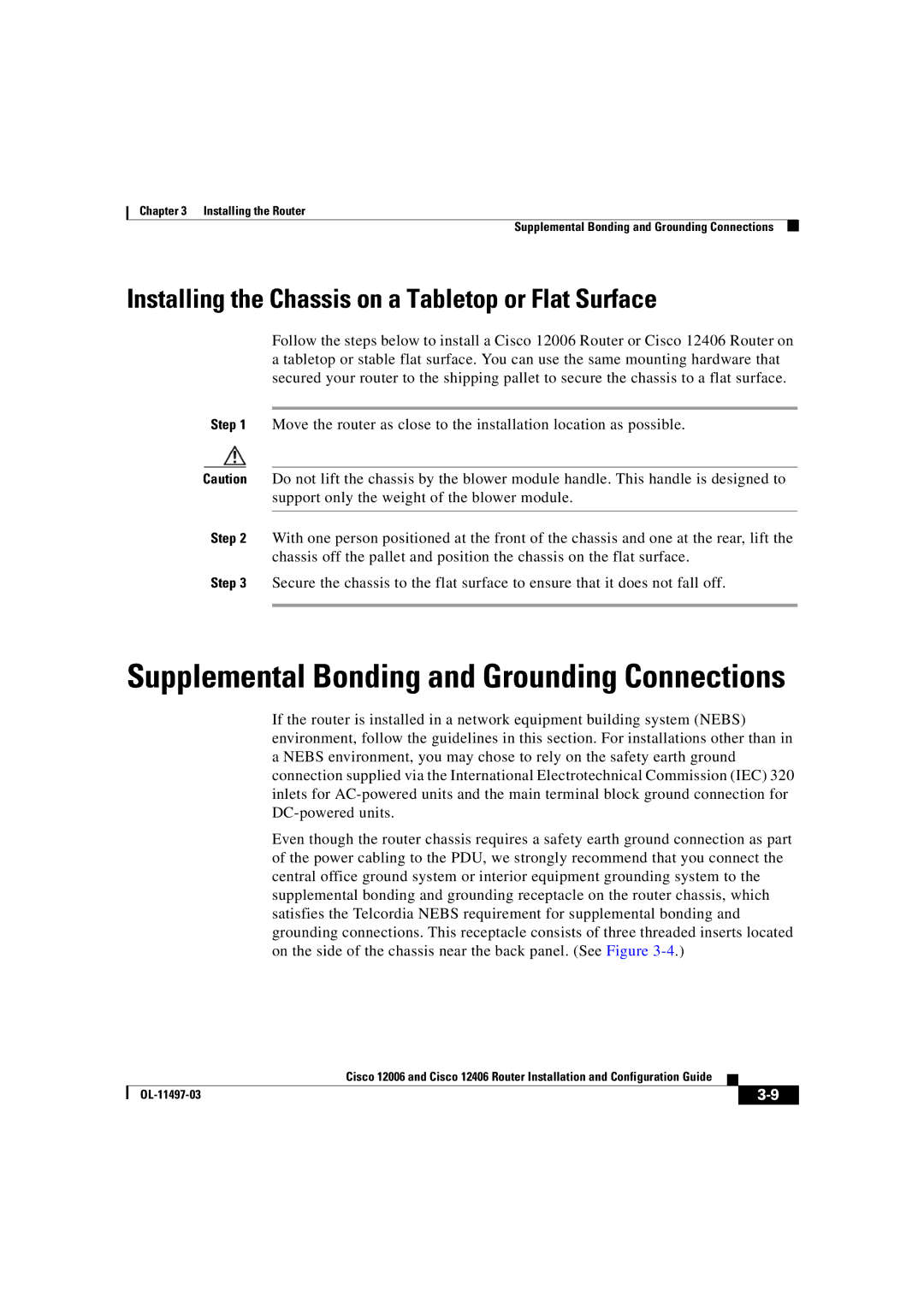 Cisco Systems OL-11497-03 manual Supplemental Bonding and Grounding Connections 