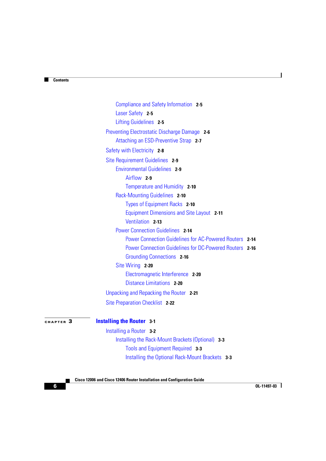 Cisco Systems OL-11497-03 manual Airflow 