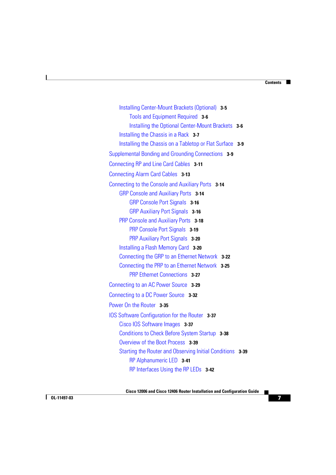 Cisco Systems OL-11497-03 manual Power On the Router 