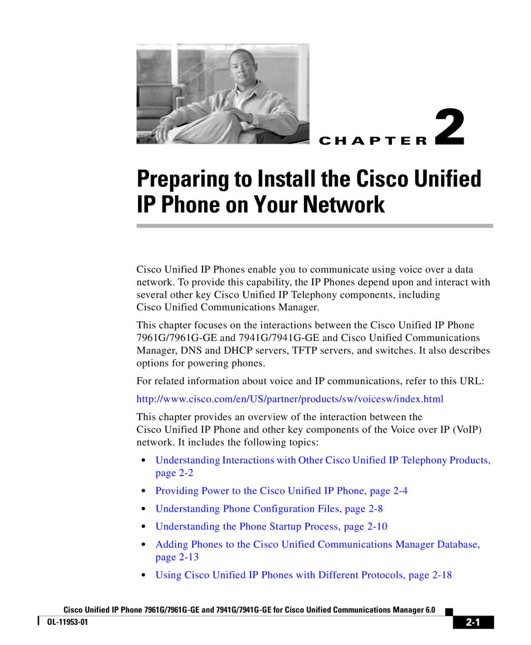 Cisco Systems OL-11953-01 manual A P T E R 