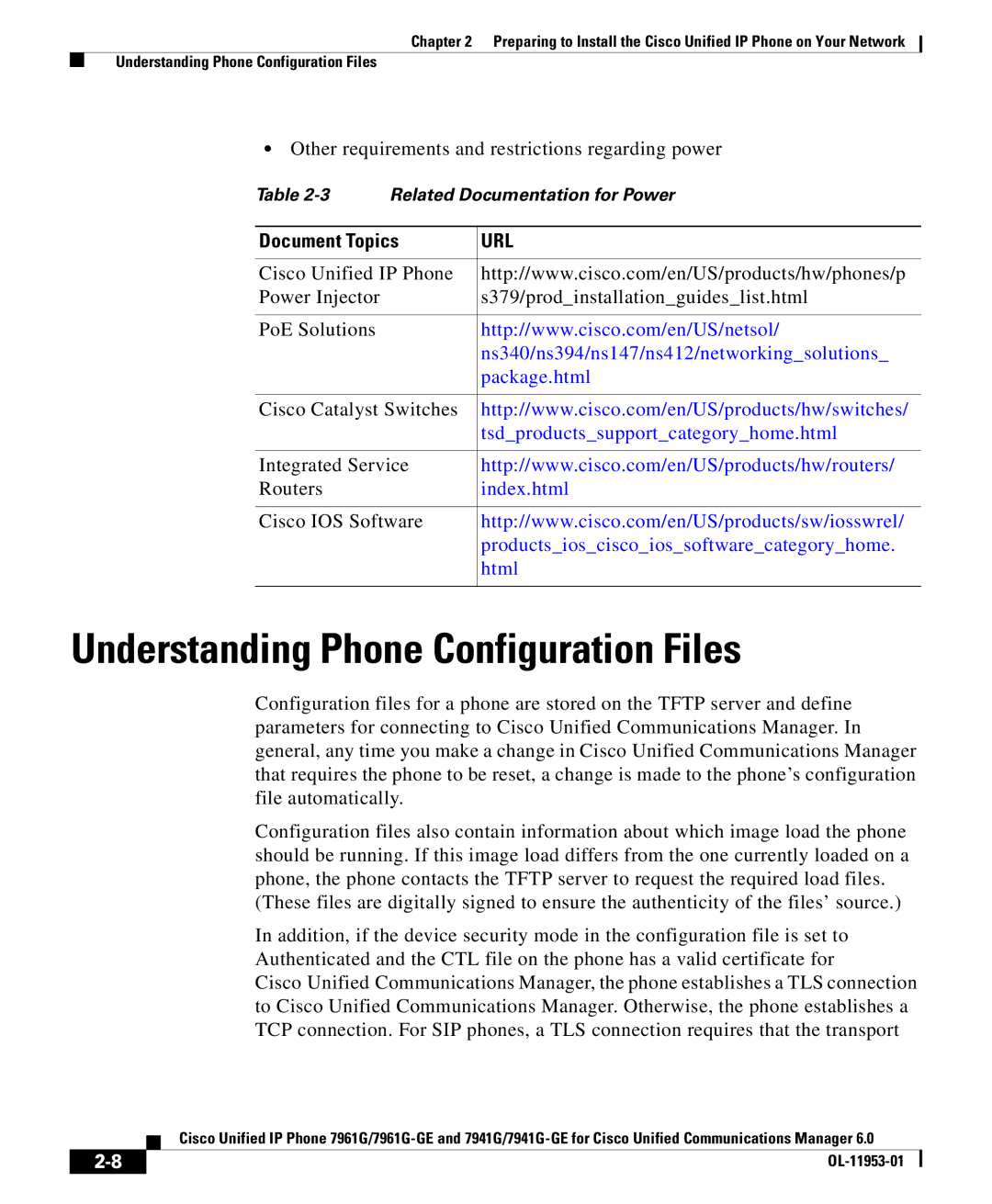 Cisco Systems OL-11953-01 manual Understanding Phone Configuration Files, Url 