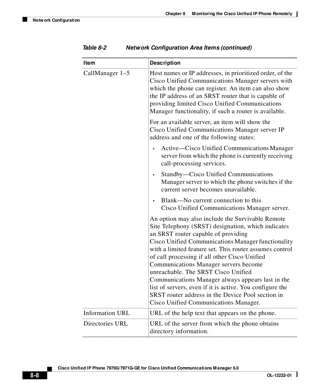 Cisco Systems OL-12232-01 manual Description 