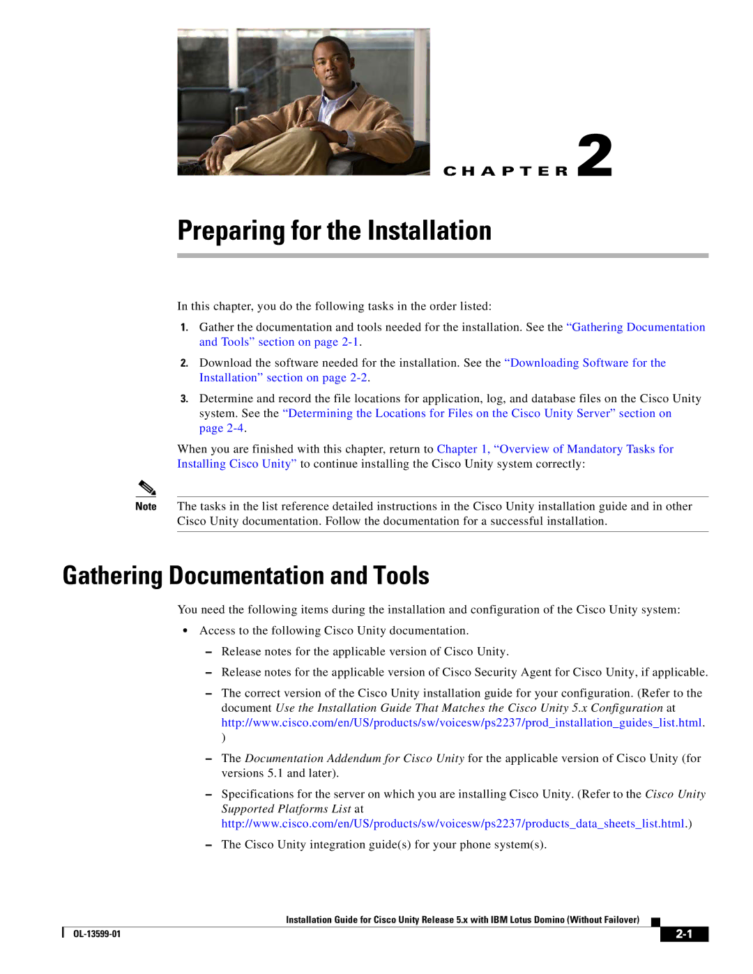 Cisco Systems OL-13599-01 manual Preparing for the Installation, Gathering Documentation and Tools 