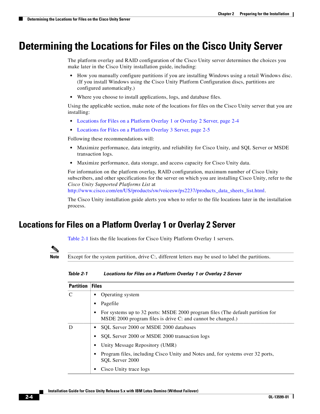 Cisco Systems OL-13599-01 manual Partition Files 