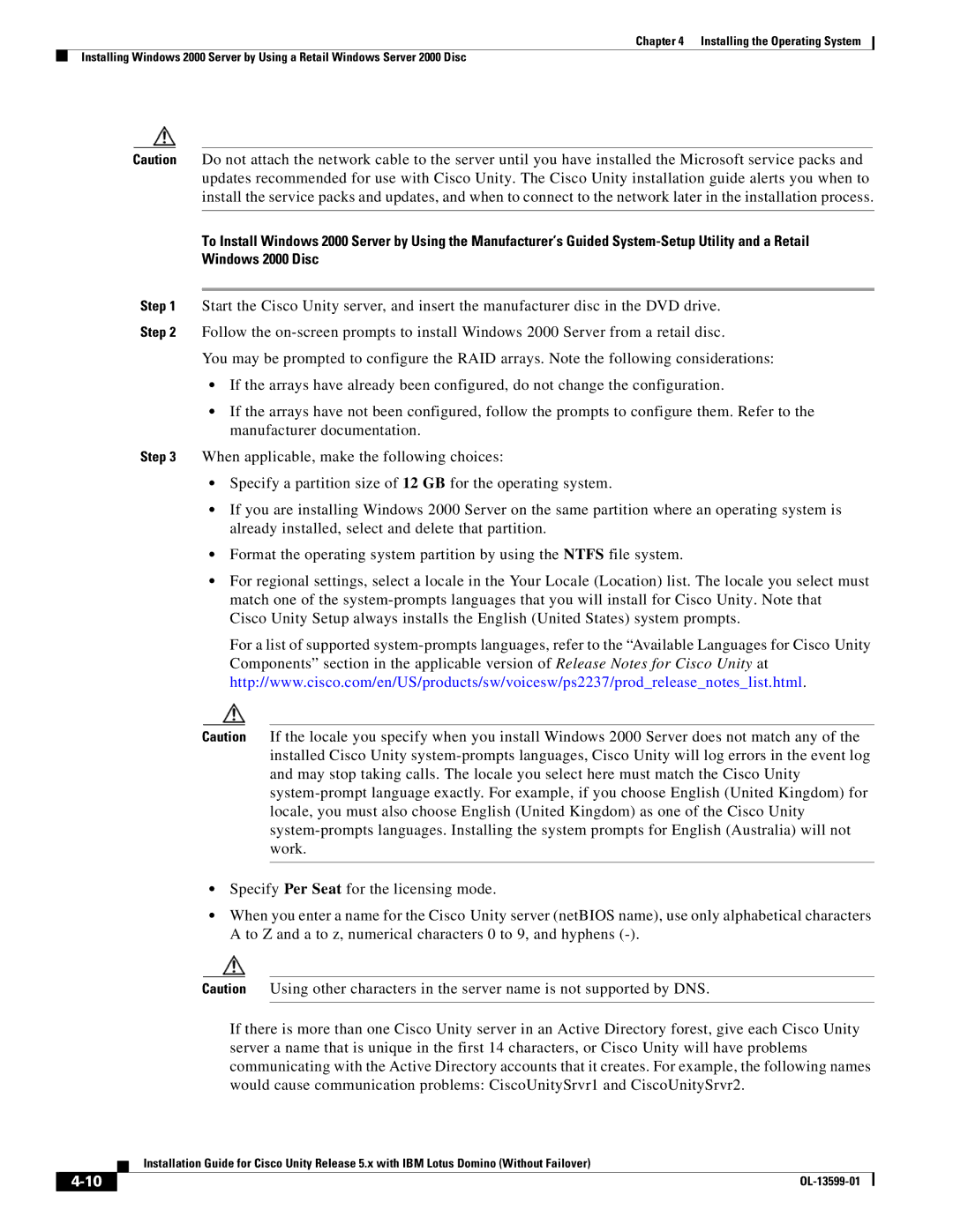 Cisco Systems OL-13599-01 manual 