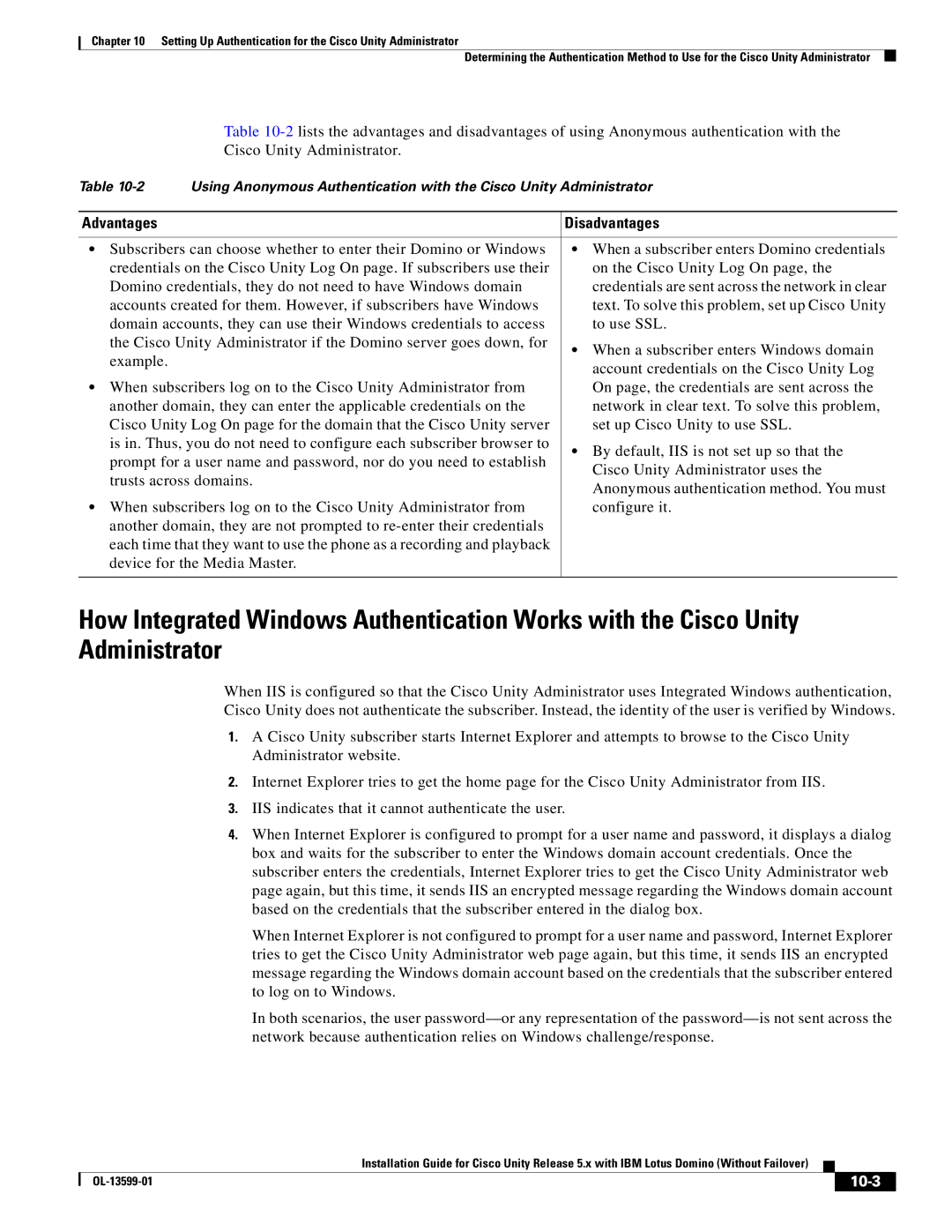 Cisco Systems OL-13599-01 manual 10-3 