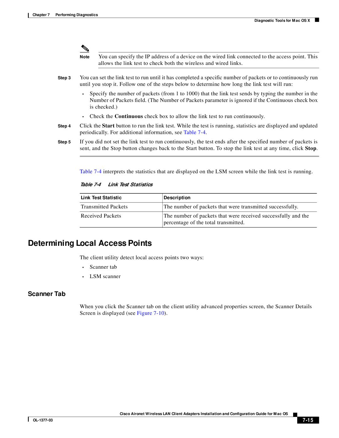 Cisco Systems OL-1377-03 manual Determining Local Access Points 