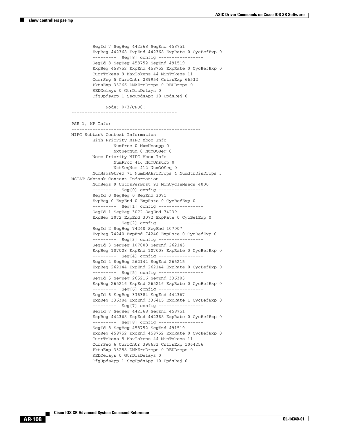 Cisco Systems OL-14340-01 manual AR-108 