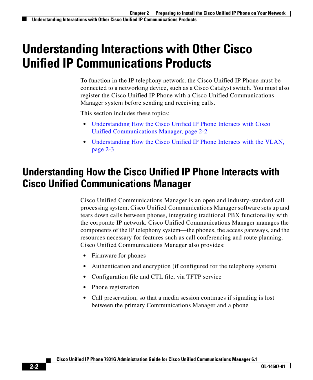 Cisco Systems OL-14587-01 manual 