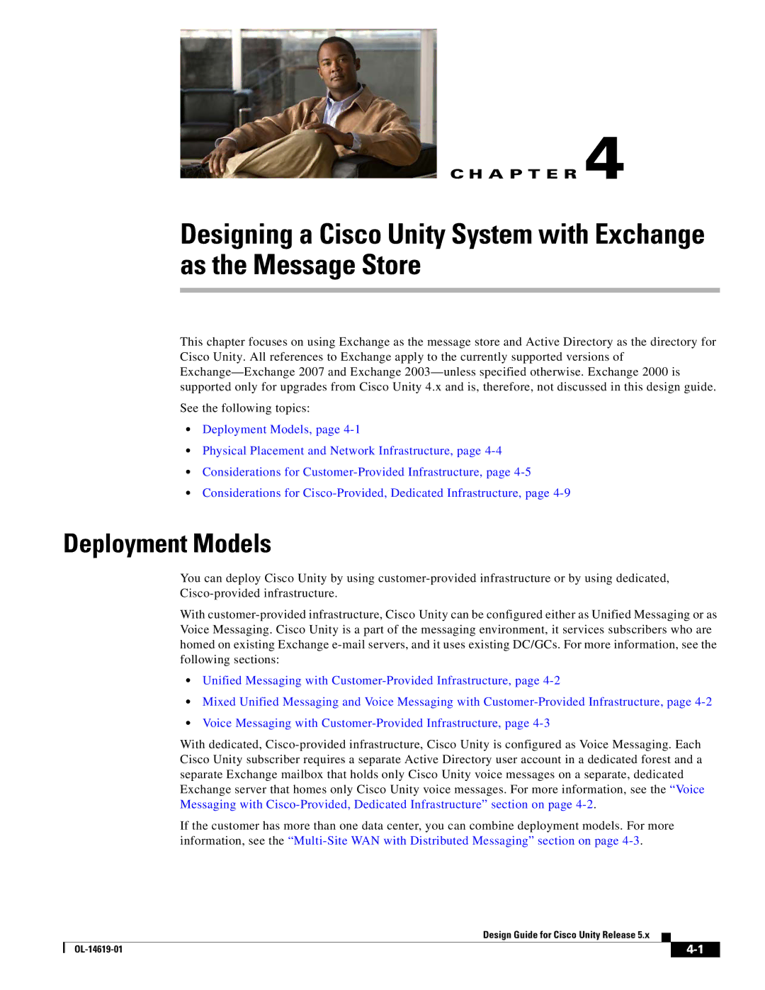 Cisco Systems OL-14619-01 manual Deployment Models 